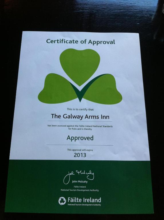 Galway Arms Inn Exteriér fotografie